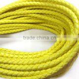 OEM Welcome Popular Round Braid PU/genuine Leather Cords for Jewelry Making thumbnail-3
