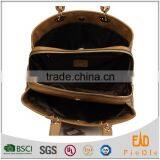 S238-B2340 Two Colors Metallic and Leopard Pattern Genuine Leather Purses and Handbags thumbnail-6