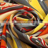 Gometry Dsign for 100% Silk Square Scarf thumbnail-5