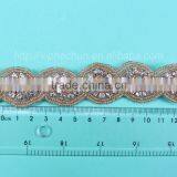 HC4771-1 Hechun Indian Hand Embroidery Work Fashion Garment Trim Types thumbnail-5