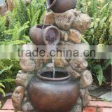 polyresin water fountain for garden decoration