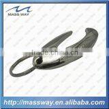 Custom 3D Silver Flat Metal Beer Key Chain Bottle Opener