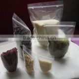 stand up and transparent agricultural foodstuff packaging bag