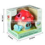 Best Gift Cute Blocks Playhouse Mushroom Toy With Light and Music thumbnail-4