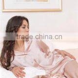 100% Silk Sleep Coats and Pants Luxury Silk Sleepwear thumbnail-1