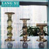 Wholesale Crystal Beads Candelabra Crystal Candle Holder Tall Centerpiece Stands