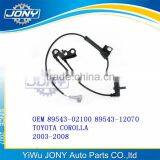 Autoparts Front Wheel ABS Sensor Left for TOYOTA COROLLA 2003-2008 OEM 89543-02100 89543-12070