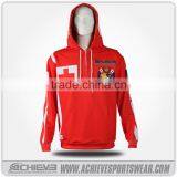 Sublimation Printed Fleecy Hoodies, Cool Custom Sublimation Hoodie Sweatshirts thumbnail-1