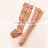 S-SHAPER China Factory Supplier Zipper Compression Socks Knee Support High Open Toe Socks With Zip Sox thumbnail-2