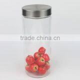 750ml Plain Glass Storage Jar and Metal Cover, Glass Food Container With Cover thumbnail-4