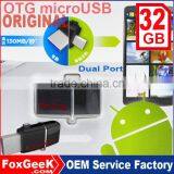 Original 32GB Ultra Dual USB 3.0 Flash Drives OTG Micro USB 4G 8G 16G 64G GB External for Samsung/HuaWei Android Mobile Phone