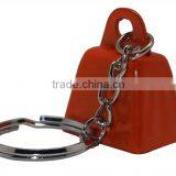 Small Metal Keychian With Bell , Logo Printable, All Colors Accepted A2-C53 ( A706) thumbnail-1