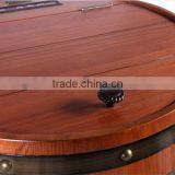 Carved Logo Design Wood Refrigerator Cabinet 48volume Thermoelectric Wine Refrigerator thumbnail-5