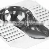 Stainless Steel WC Squatting Pan Toilet GR-005 thumbnail-2
