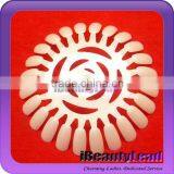 24pcs Practice Nail Tips Display Plastic Nail Polish Color Chart