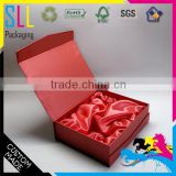 high quality silk custom paper wine box