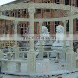 Marble Round Gazebo thumbnail-1