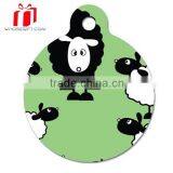 Wholesale Customized Cheap Promotional Anodized Aluminum Dog Id Tags For Dogs Necklace