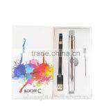Passthough Rechargeable Boom C Ceramic Donut Wax Vape Pen Kit
