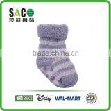Lovely Star Green Navy Purple Stripe Fluffy Baby Socks thumbnail-1