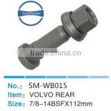 High Strenth Alloy Wheel Bolt With Nut 7/8-14BSF*112mm for Trucks and Autos