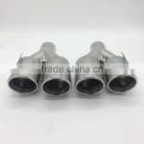 Stainless Steel exhaust tip Suitiable for BMW with logo
