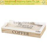 Hotsale Wooden 4 Grids Tea Bag Storage Box thumbnail-1