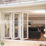 Bi-Fold Door, 5 Sash, UPVC White Color