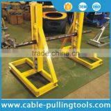 Heavy Duty 10 Tonne Cable Drum Stands With Hydraulic Jacks for Drum Diameter 3200mm thumbnail-1