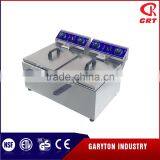 GRT - E132B 2017 Hot Sale Electric Comercial Double Basket Deep Fryer thumbnail-4