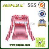 2015 New Fashion Wholesale Black and White Stripe T-shirt Flat Knit Mens Blue Yellow Stripe T-shirt thumbnail-5