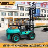 3.5T Diesel Engine Forklift, 4x4 Forklift Loader, Farm Tractor thumbnail-3
