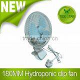 QUALITY 7" OSCILLATING 2 SPEED CLIP ON FAN FOR HYDROPONICS thumbnail-1