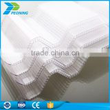 Grade A multi walls corrugated pc sheet plastic panel outdoor