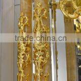 Antique 3 Meters Grandfather Clock, Luxury 24K Gold Copper Standing Clock, Home Decorative Grandfather Clock thumbnail-6