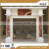 Popular Sale Hand Carved Marble Fireplace With Cheap Price thumbnail-1