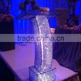 Wedding Crystal Podium Pillar, Decorative Podium on Square Pillar, Stage Podium thumbnail-2