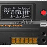 20A PWM Solar Charge Controller Regulator With LCD Display USB and 12V Ports