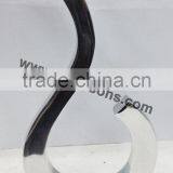 Metal Vase, Flower Vases, Vases in Cast Aluminium in U Shape thumbnail-1