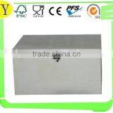 Multi Bottle Storage Unfinished Wooden Wine Box thumbnail-1