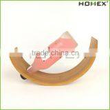 Bamboo Single Wine Bottle Holder /wine Bottle Rack Homex-BSCI thumbnail-1