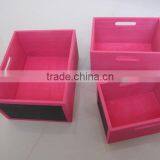 Lightweight Wood Boxes With Black Board thumbnail-1