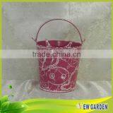 2015 New Design Handmade Home Decor Round Metal Miniature Flower Pots thumbnail-2