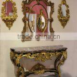 Gold Living Room Furniture Wall Panel With Silver Mirror For Interior Decor thumbnail-6