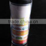 Double Wall Plastic Eco Friendly Coffee Travel Mug With Lid thumbnail-6