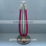 Museum Exhibition Barrier Stanchion With Rope thumbnail-6