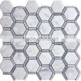 MM-CV233 Wholesale Interior Design Natural Stone Hexagonal Mosaics and Tiles thumbnail-1