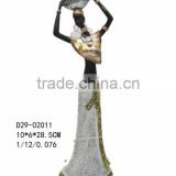 Resin african figurine