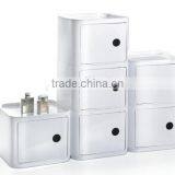 Drawer Type Bedside Table/Jewelry Cabinet Storage Box / Finishing Box With Wheel thumbnail-1