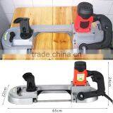 680w Speed Variable Metal/Steel/Wood Cutting Electric Power Handheld Mini Metal Band Saw Machine thumbnail-1
